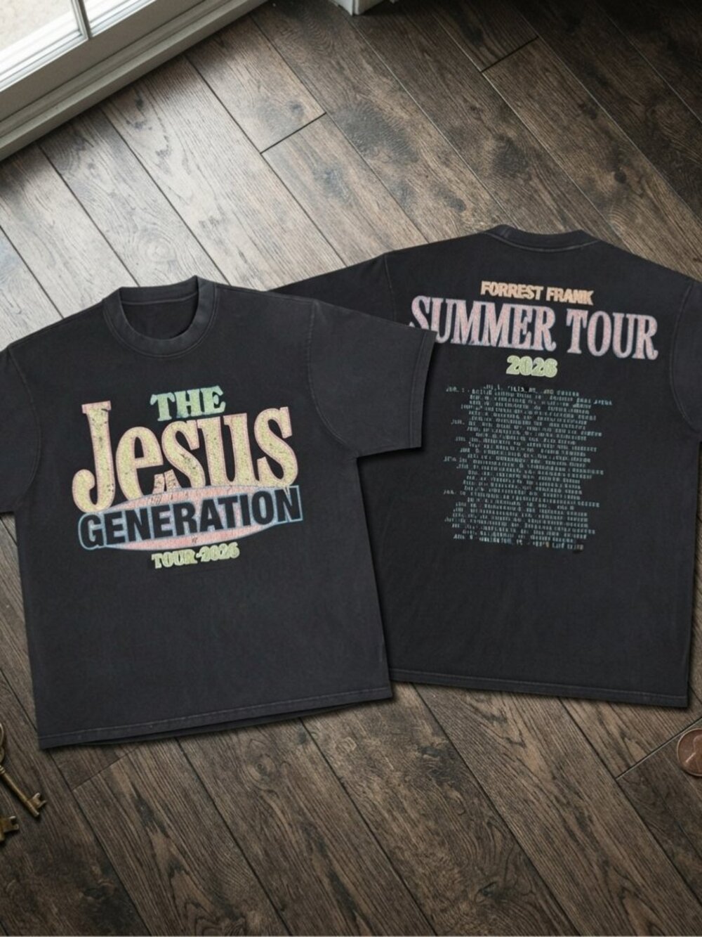 The Jesus Generation Tour 2026 Graphic T-Shirt Vintage Christian Concert Tee